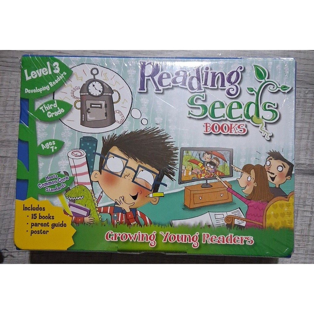 Reading Seeds Books level 3 15 books parents guide poster NEW